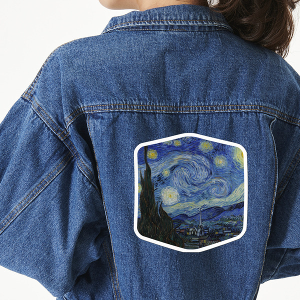 Custom The Starry Night (Van Gogh 1889) Large Custom Shape Patch - 2XL