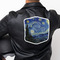 The Starry Night (Van Gogh 1889) Custom Shape Iron On Patches - XXXL - APPROVAL