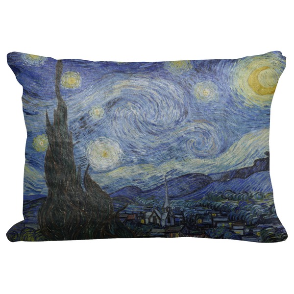 Custom The Starry Night (Van Gogh 1889) Decorative Baby Pillowcase - 16"x12"