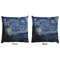 The Starry Night (Van Gogh 1889) Decorative Pillow Case - Approval