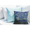 The Starry Night (Van Gogh 1889) Decorative Pillow Case - LIFESTYLE 2