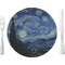 The Starry Night (Van Gogh 1889) 10" Glass Lunch / Dinner Plates - Single or Set