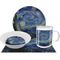 The Starry Night (Van Gogh 1889) Dinner Set - 4 Pc (Personalized)