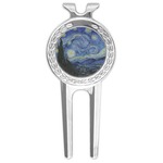 The Starry Night (Van Gogh 1889) Golf Divot Tool & Ball Marker