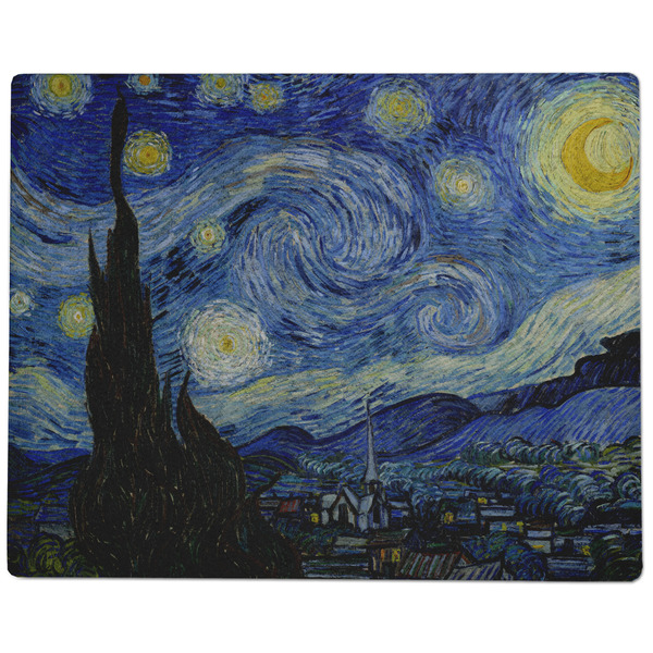 The Starry Night (Van Gogh 1889) Dog Food Mat - Large without Bowls