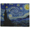 The Starry Night (Van Gogh 1889) Dog Food Mat - Large without Bowls