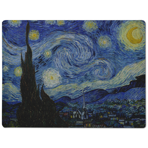 The Starry Night (Van Gogh 1889) Dog Food Mat - Medium without bowls