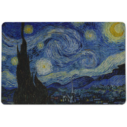 The Starry Night (Van Gogh 1889) Dog Food Mat