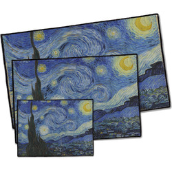 The Starry Night (Van Gogh 1889) Door Mat
