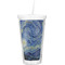 The Starry Night (Van Gogh 1889) Double Wall Tumbler with Straw
