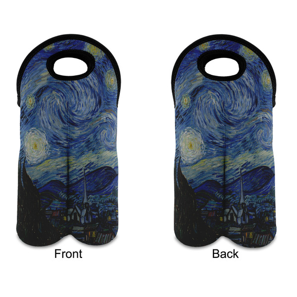 The Starry Night (Van Gogh 1889) Double Wine Tote - APPROVAL (new)