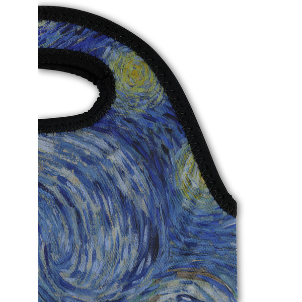 The Starry Night (Van Gogh 1889) Double Wine Tote - Detail 1 (new)