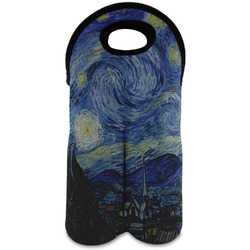 The Starry Night (Van Gogh 1889) Wine Tote Bag (2 Bottles)