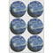 The Starry Night (Van Gogh 1889) Drink Topper - Large - Set of 6