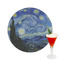 The Starry Night (Van Gogh 1889) Drink Topper - Medium - Single with Drink