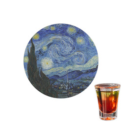 The Starry Night (Van Gogh 1889) Printed Drink Topper - 1.5"