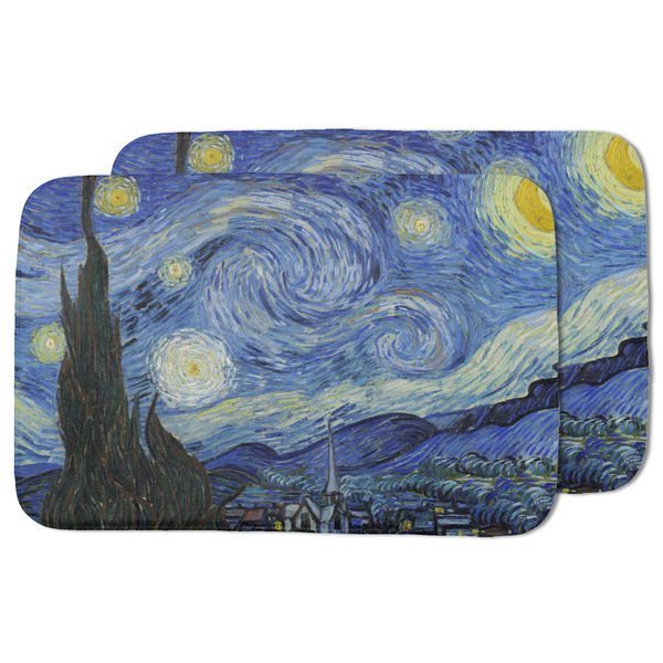The Starry Night (Van Gogh 1889) Drying Dish Mat - MAIN