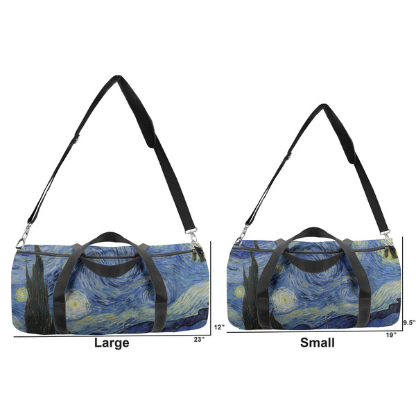 The Starry Night (Van Gogh 1889) Duffle Bag Small and Large