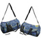 The Starry Night (Van Gogh 1889) Duffle bag large front and back sides