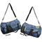 The Starry Night (Van Gogh 1889) Duffle bag small front and back sides
