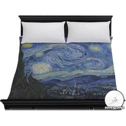 The Starry Night (Van Gogh 1889) Duvet Cover - King