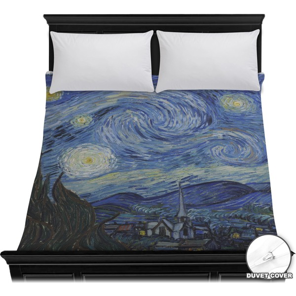 Custom The Starry Night (Van Gogh 1889) Duvet Cover - Full / Queen