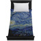 The Starry Night (Van Gogh 1889) Duvet Cover - Twin XL - On Bed - No Prop