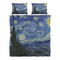 The Starry Night (Van Gogh 1889) Duvet cover Set - Queen - Alt Approval