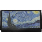 The Starry Night (Van Gogh 1889) Canvas Checkbook Cover