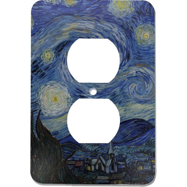 Custom The Starry Night (Van Gogh 1889) Electric Outlet Plate