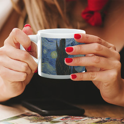 The Starry Night (Van Gogh 1889) Double Shot Espresso Cup - Single