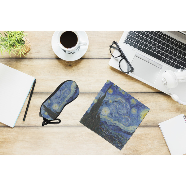 The Starry Night (Van Gogh 1889) Eyeglass Case and Cloth Set - LIFESTYLE