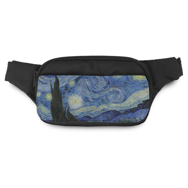 Custom The Starry Night (Van Gogh 1889) Fanny Pack - Modern Style
