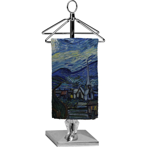 Custom The Starry Night (Van Gogh 1889) Finger Tip Towel - Full Print