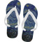 The Starry Night (Van Gogh 1889) Flip Flops - Large