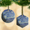 The Starry Night (Van Gogh 1889) Frosted Glass Ornament - MAIN PARENT