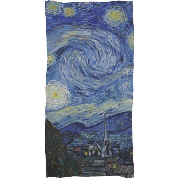 The Starry Night (Van Gogh 1889) Full Sized Bath Towel - Apvl