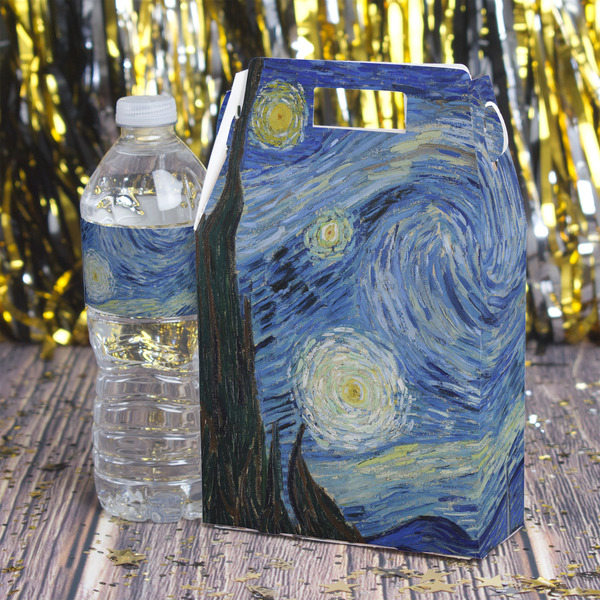 The Starry Night (Van Gogh 1889) Gable Favor Box - In Context