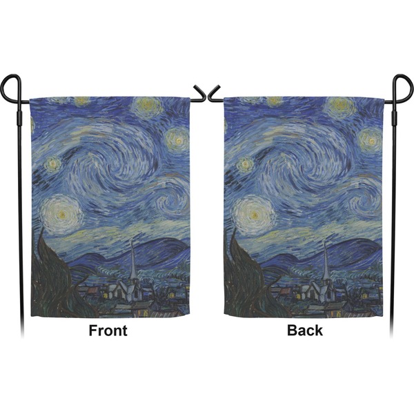 The Starry Night (Van Gogh 1889) Garden Flag - Double Sided Front and Back