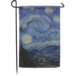 The Starry Night (Van Gogh 1889) Small Garden Flag - Double Sided