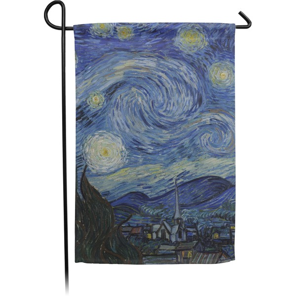 Custom The Starry Night (Van Gogh 1889) Small Garden Flag - Double Sided