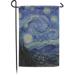 The Starry Night (Van Gogh 1889) Small Garden Flag - Single Sided