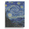 The Starry Night (Van Gogh 1889) Garden Flags - Large - Double Sided - BACK