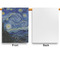 The Starry Night (Van Gogh 1889) Garden Flags - Large - Single Sided - APPROVAL