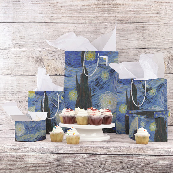 The Starry Night (Van Gogh 1889) Gift Bags - In Context