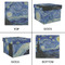 The Starry Night (Van Gogh 1889) Gift Boxes with Lid - Canvas Wrapped - Large - Approval
