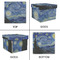 The Starry Night (Van Gogh 1889) Gift Boxes with Lid - Canvas Wrapped - Small - Approval