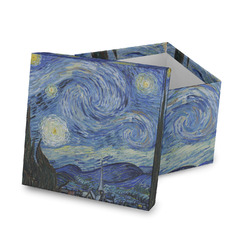 The Starry Night (Van Gogh 1889) Gift Box with Lid - Canvas Wrapped