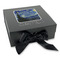 The Starry Night (Van Gogh 1889) Gift Boxes with Magnetic Lid - Black - Front (angle)