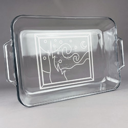The Starry Night (Van Gogh 1889) Glass Baking and Cake Dish